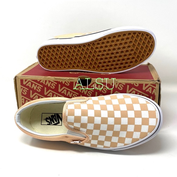 VANS Classic Slip On Checkerboard Bleached Women’s - Picture 4 of 8